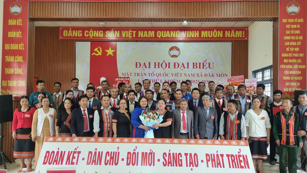 ĐẠI HỘI ĐẠU BIỂU ỦY BAN MẶT TRẬN TỔ QUỐC VIỆT NAM  XÃ ĐĂK MÔN LẦN THỨ I, NHIỆM KỲ 2025-2030