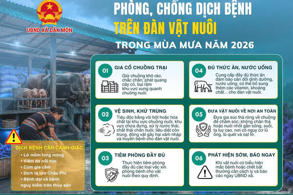 Phòng, chống dịch bệnh trên đàn vật nuôi